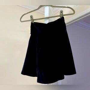 All Cotton Jersey Black Mini or Micro Skirt